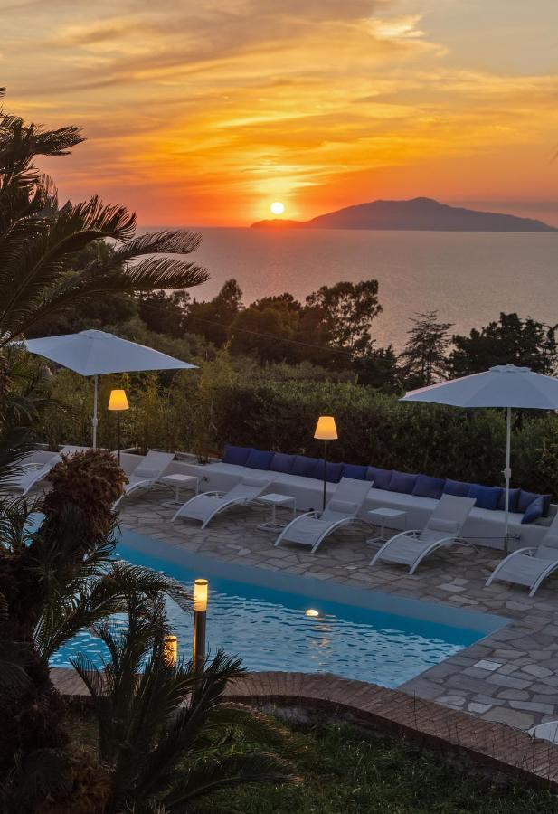 Capri Blue Luxury Villa Le Tre Monelle Anacapri  Eksteriør billede