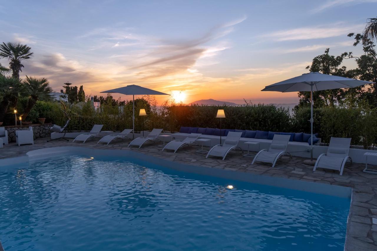 Capri Blue Luxury Villa Le Tre Monelle Anacapri  Eksteriør billede